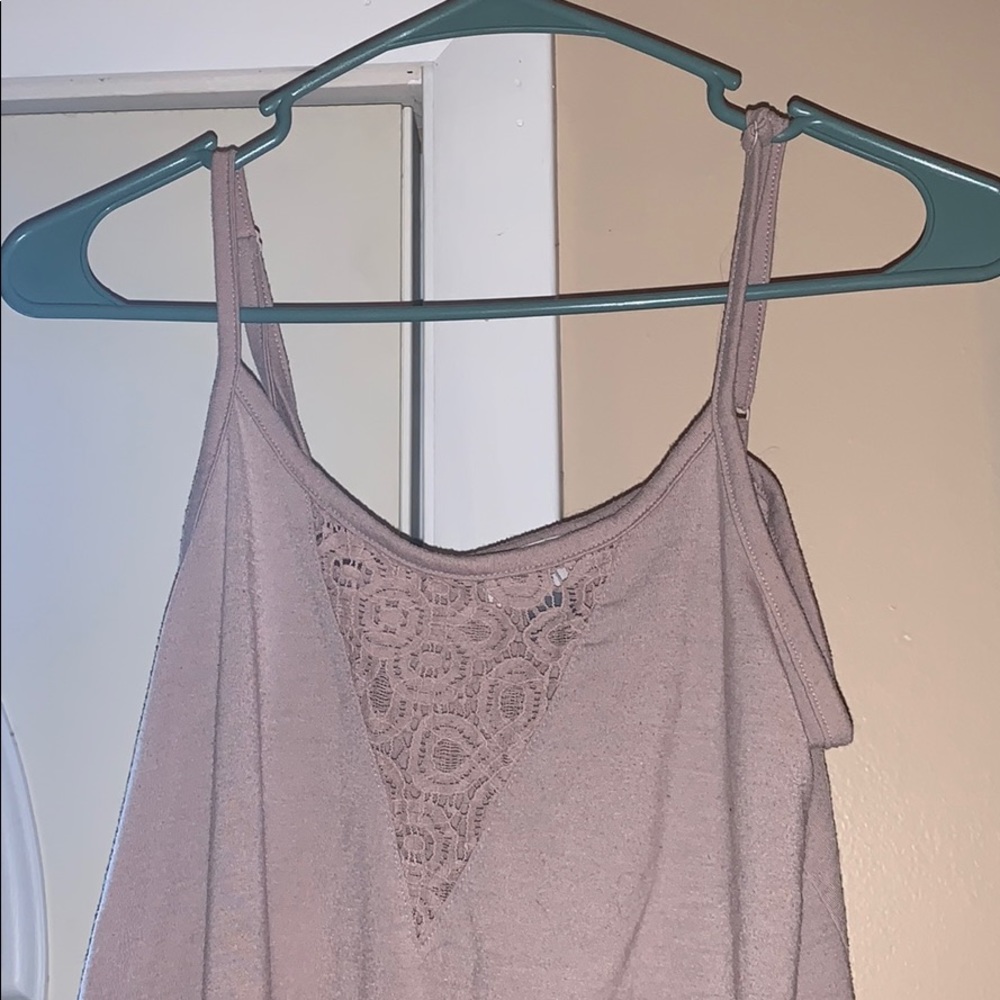 Pink/Beige Tank